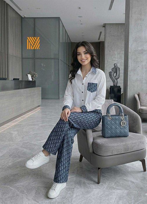 Compleu dama cămașă cu pantaloni