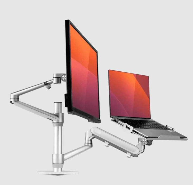 Стойка за лаптоп или монитор Alberenz с газов механизъм – за бюро - нова!