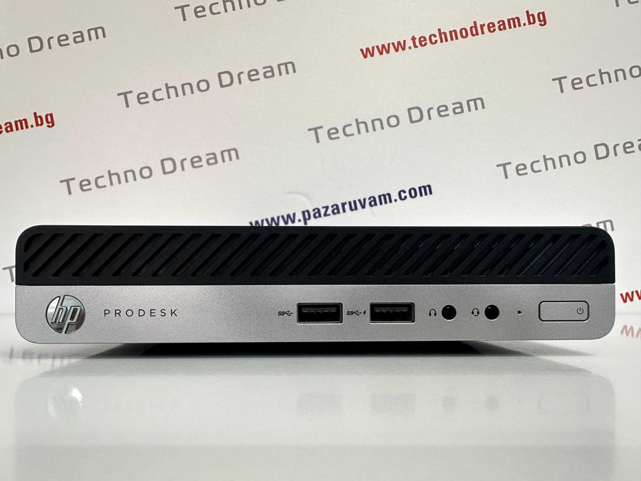 Мини компютър HP ProDesk 400 G4-Intel Core i3-8100T/ 16GB RAM / 512GB