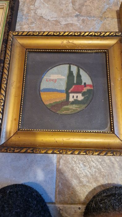 Goblen cu rama ,realizate manual