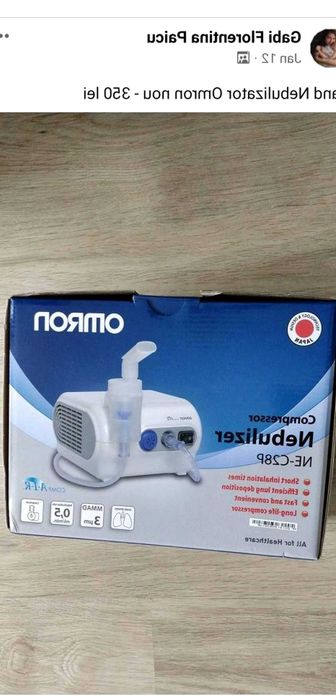 Nebulizator Omron NE-C28P NOU in cutie - 270 lei