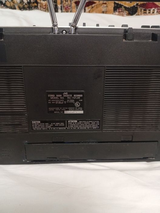 Radio caset JVC 727  japan original