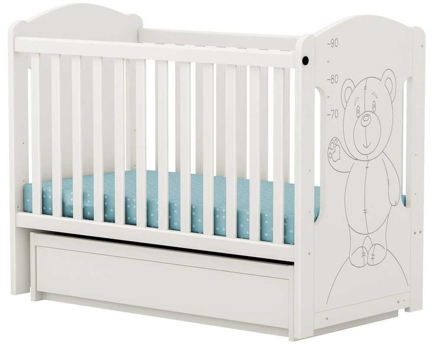 Детско легло Арбор с люлеещ механизъм, 3 нива на височината на матрака