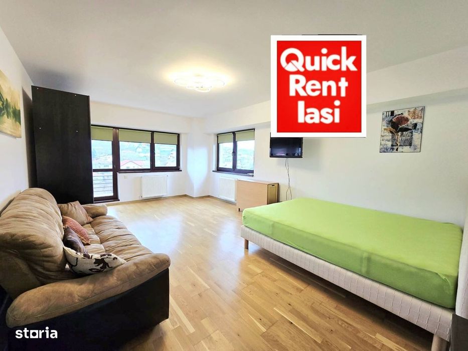 Centru Bloc Nou Apartament 1Camera De Inchiriat Spatios Cu Loc Parcare