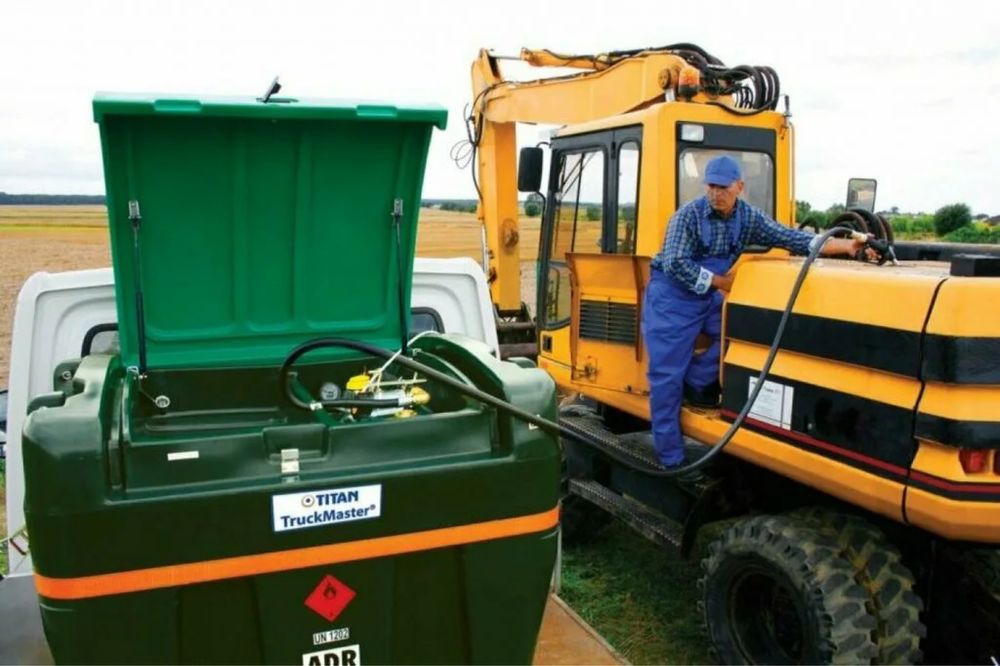 Дизельное топливо . В Астане .