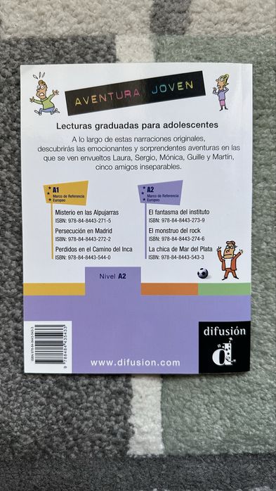 Книга “La chica de Mar del Plata”+CD, издателство Difusion