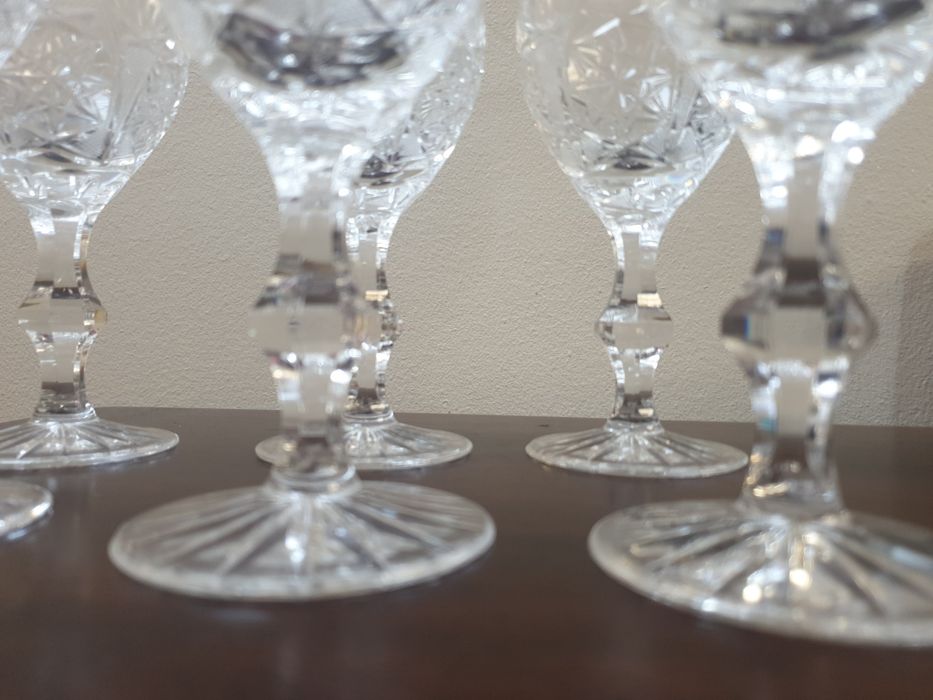 Set  6 pahare cristal