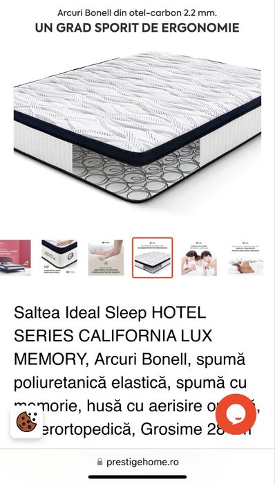 Saltea Ideal sleep California lux memory