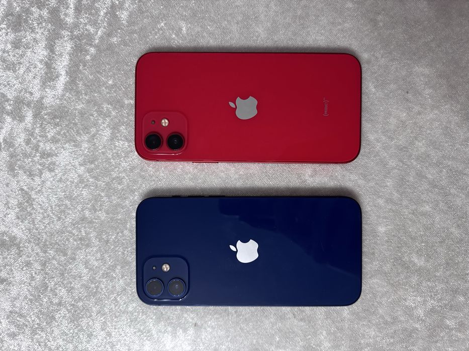 Iphone 12 blue/red