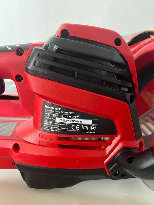 Einhell GE-EH 7067 – Foarfecă electrică pentru gard viu, 700 W, lamă 670 mm
