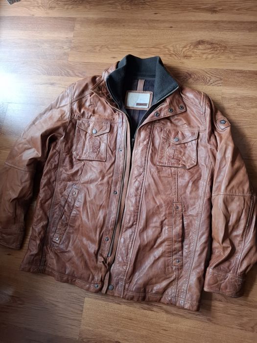 Milestone мъжко кожено яке L размер.
