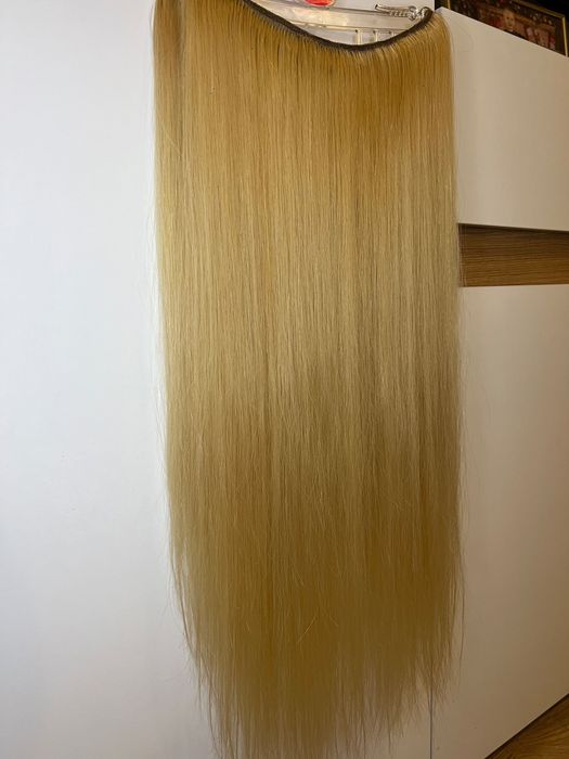 Естествена коса 120 гр руса от един донор