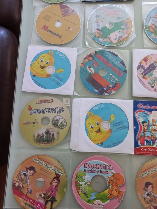 Cd uri educative clasa 1,2,3,4 matematica romana istorie muzica