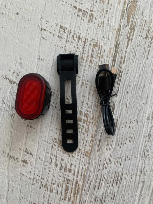 Комплект LED фенер и стоп за колело – лесен монтаж, с USB зареждане