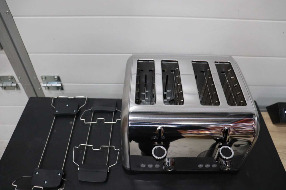 Вертикален тостер Cecotec Double Inox 1700W 2 секции, 4 филии