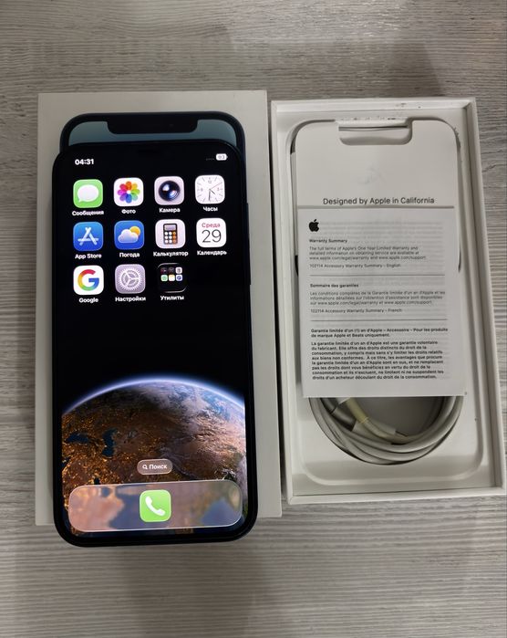 iPhone 12 (64 гб) 80% в идеальном состоянии