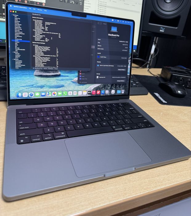 Macbook Pro 14’ 2021, M1 Pro-10 core, 32gb-DDR5, 1tb, GPU-16 core