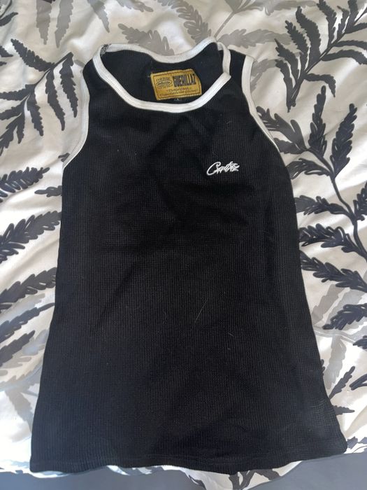 Tank Top Corteiz (negru-alb)