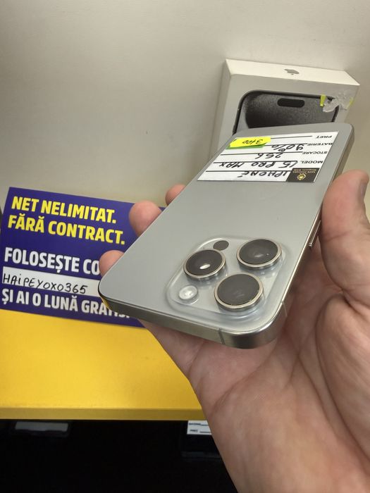 Iphone 15 pro max 256 gb 90% bateria