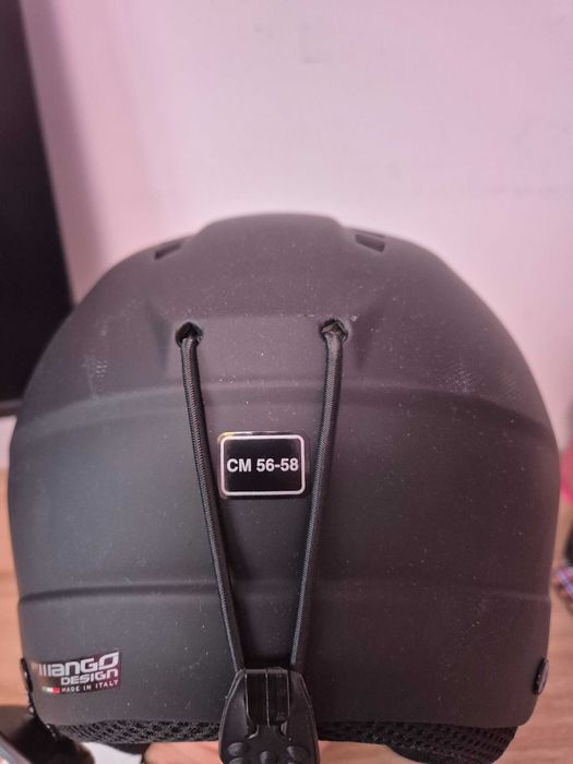 Casca de ski snowboard cu viziera orange 56-58 CM