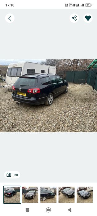 Dezmembrez Volkswagen Passat B6 2.0 tdi BMR 170 cp manual LC9X negru