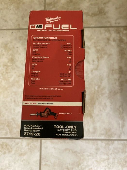 Milwaukee M18 2719-20 fierastrau sabie M18 FHZ, garantie 3 ani
