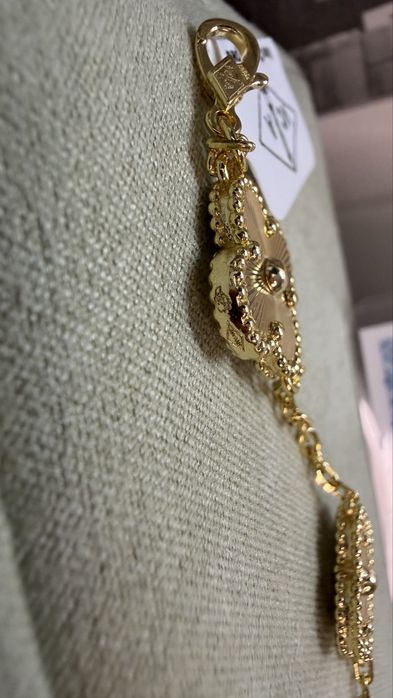 S925 с позолотой Браслет Van Cleef