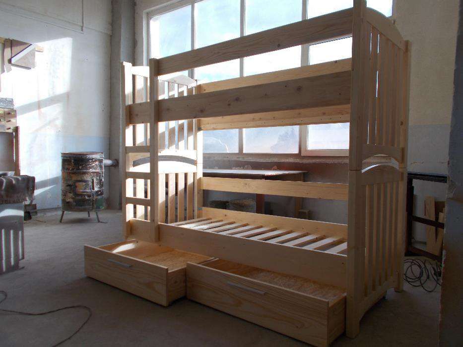 TRANSPORT GRATUIT.Pat etajat-supraetajat din  lemn masiv.Cod 2016
