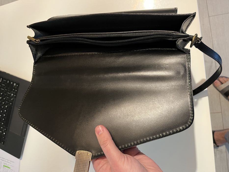 Vand geanta laptop din piele