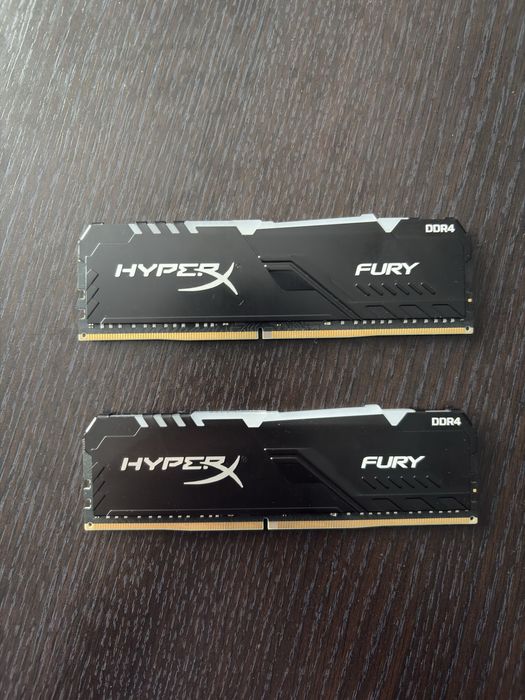 Kit 16GB DDR4 HyperX Fury RGB 3200MHz CL16 (2x8GB)