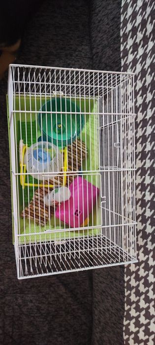 Клетка для хомяка с удобствами