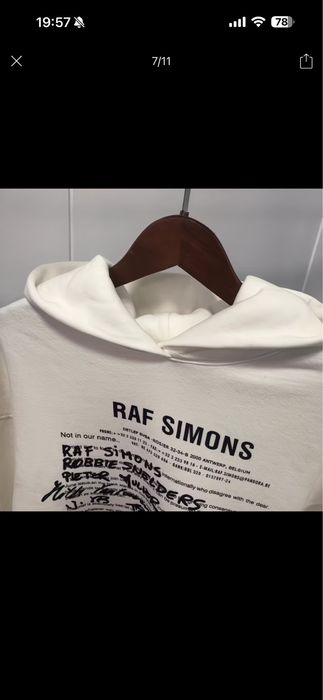 Худи Raf Simons архивчик