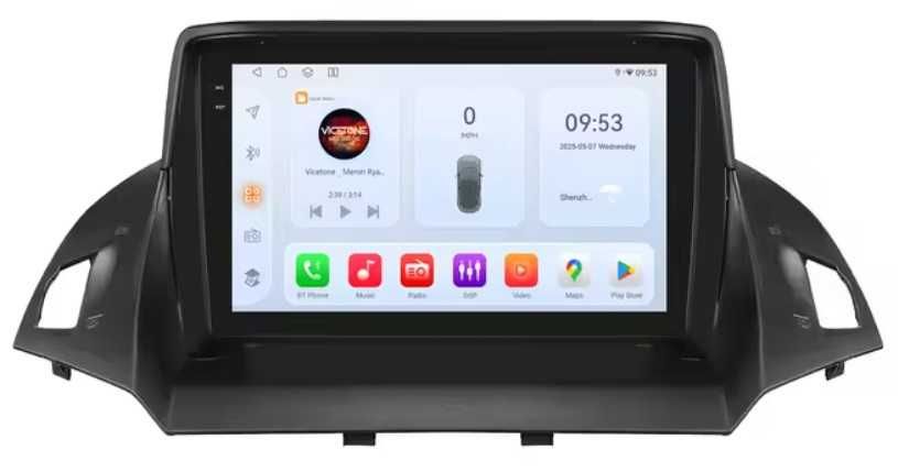 Мултимедия 9″ Android 14 за FORD ESCAPE III KUGA 2 CARPLAY навигация RDS DSP GPS