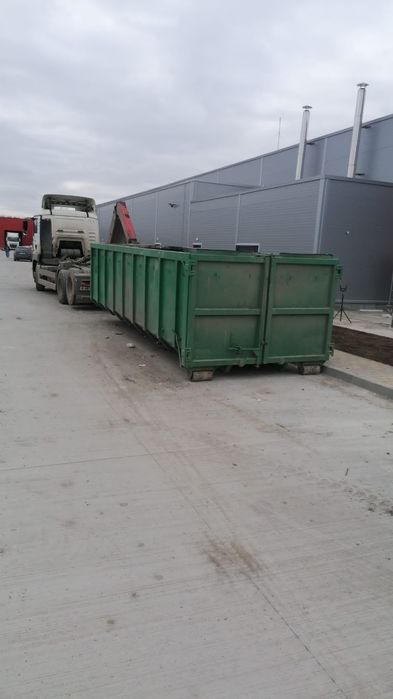 Container gunoi  moloz  pământ deșeuri
