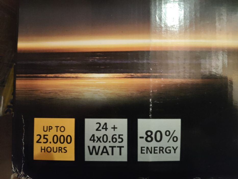 Plafoniera led cu telecomanda dim 470mm x 470mm noua