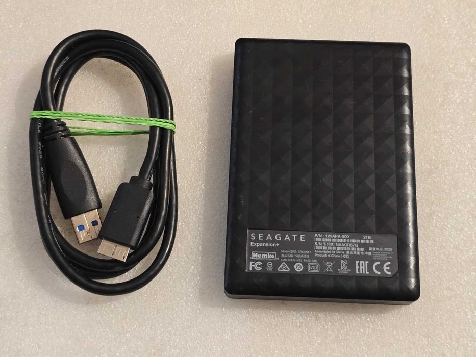 Hard disk extern Seagate Expansion Portable 2TB 2.5 inch USB 3.0 Black