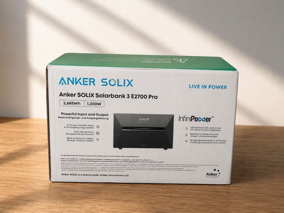Anker Solix solarbank 3 E2700 Pro. Statie de alimentare