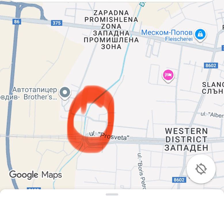 Дава се под наем Парцел в Пловдив, Западен - 1997 кв.м за 119.34 € - Снимка #2