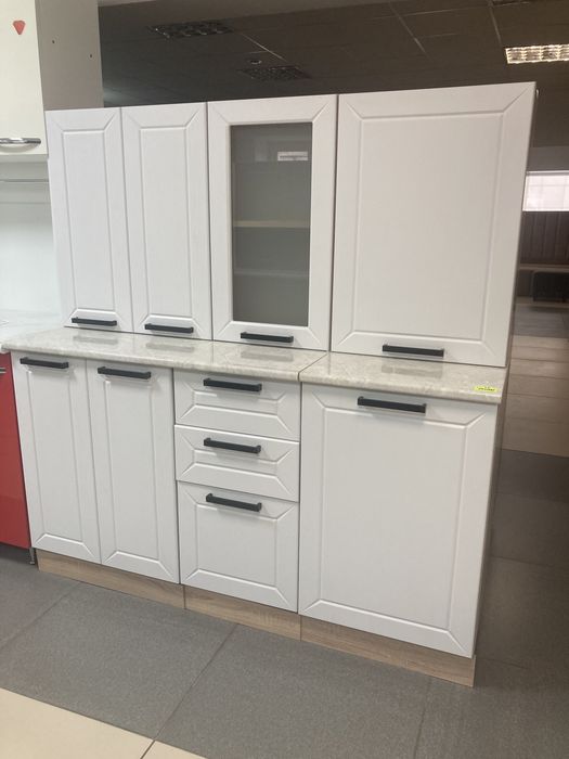 Кухонный гарнитур новый 1.5 м. МДФ белый