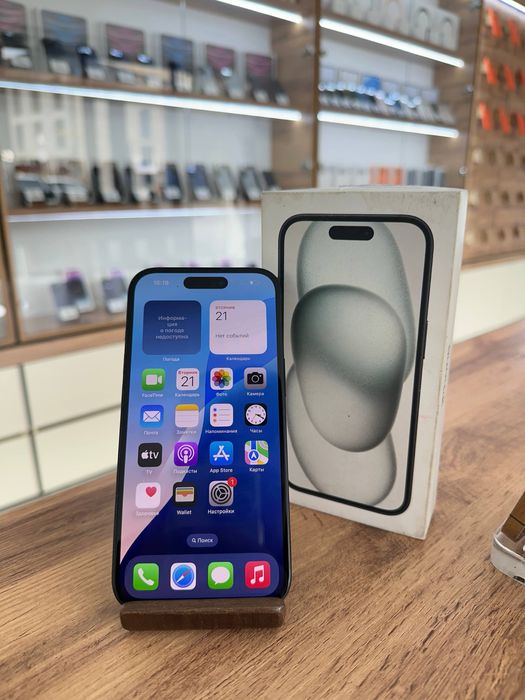 Айфон15•128ГБ/82%қара