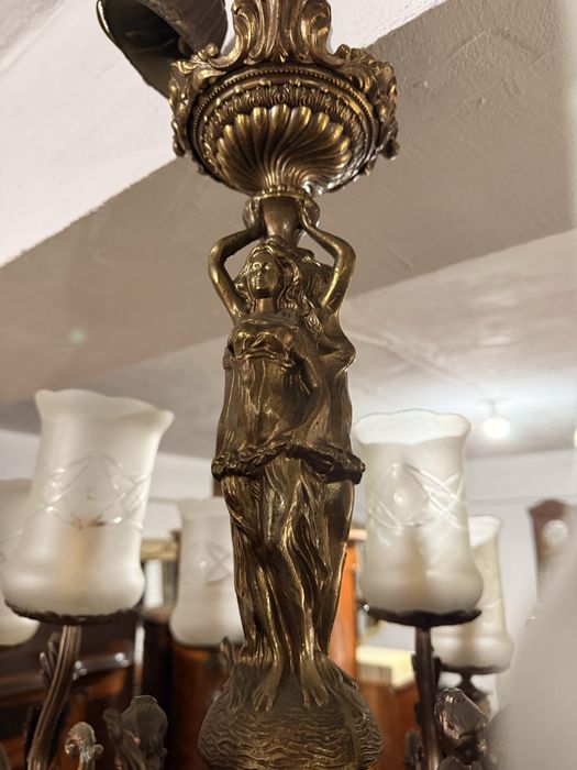 Candelabru Mare Vintage Bronz