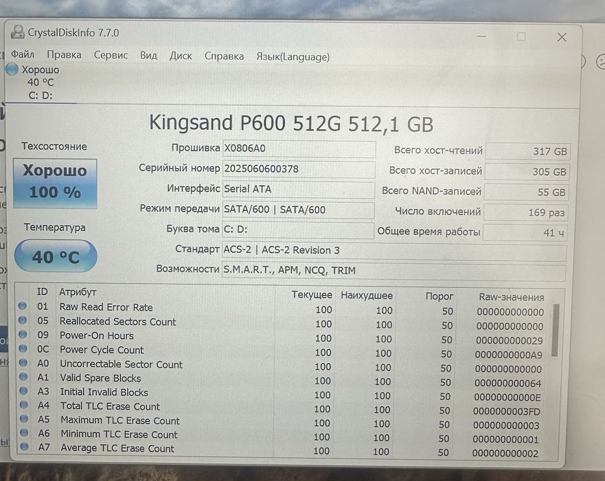 Новые SSD m2 512