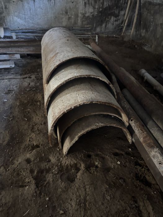 Трубы по половинке для ферм разных размеров