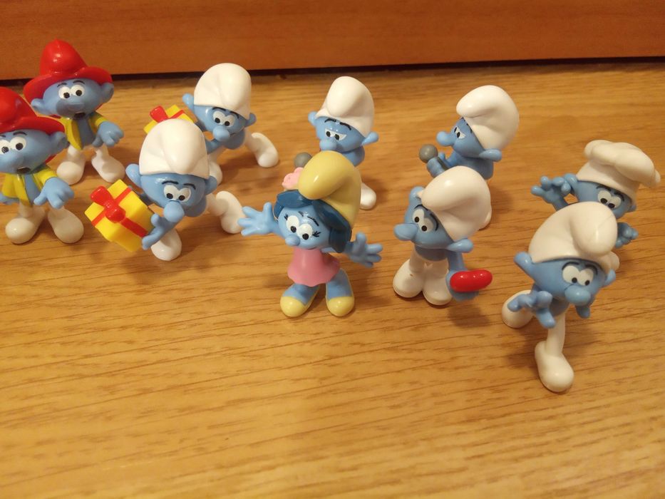 Figurine strumfii de la Kaufland, 42 de bucati
