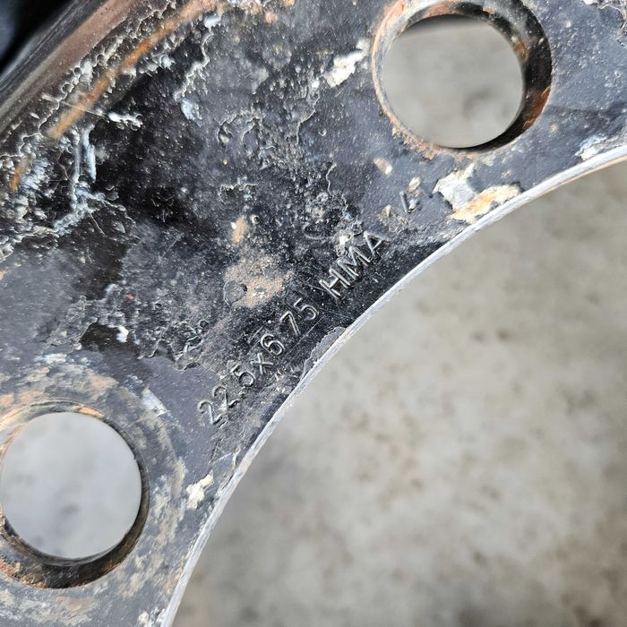 1 тежкотоварна джанта 22.5x6.75 с 10 конусни отвора made in Germany