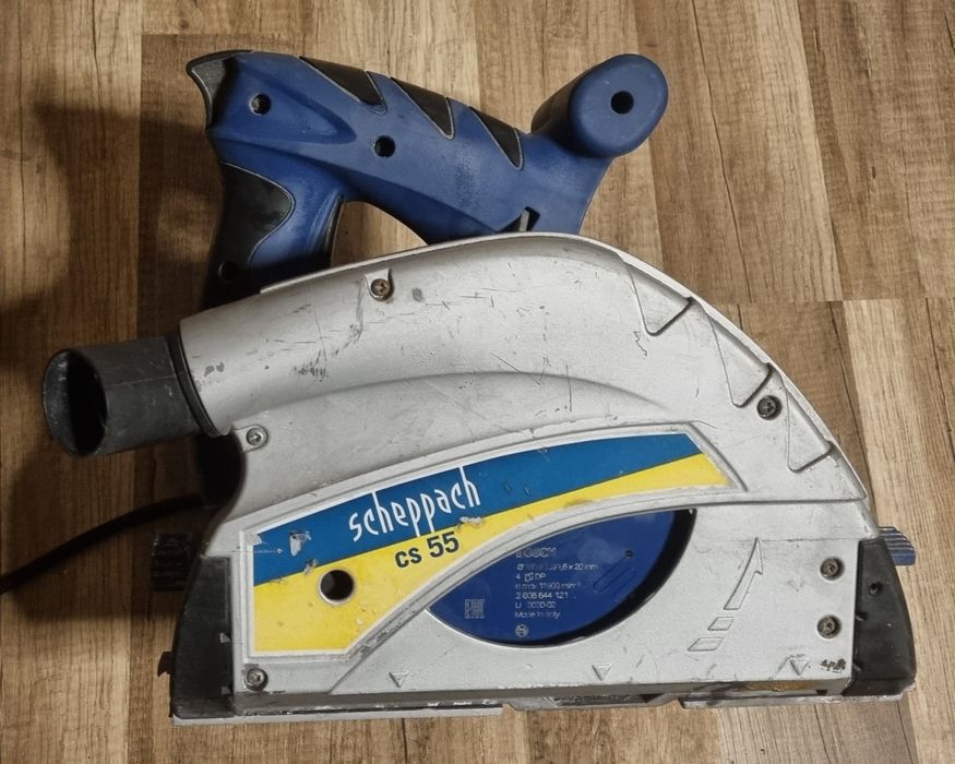 потапящ ръчен циркуляр Scheppach CS 55/PL 55