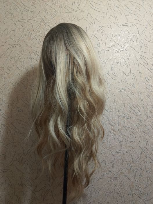 Парик блондинка, волны, длинный. Новый