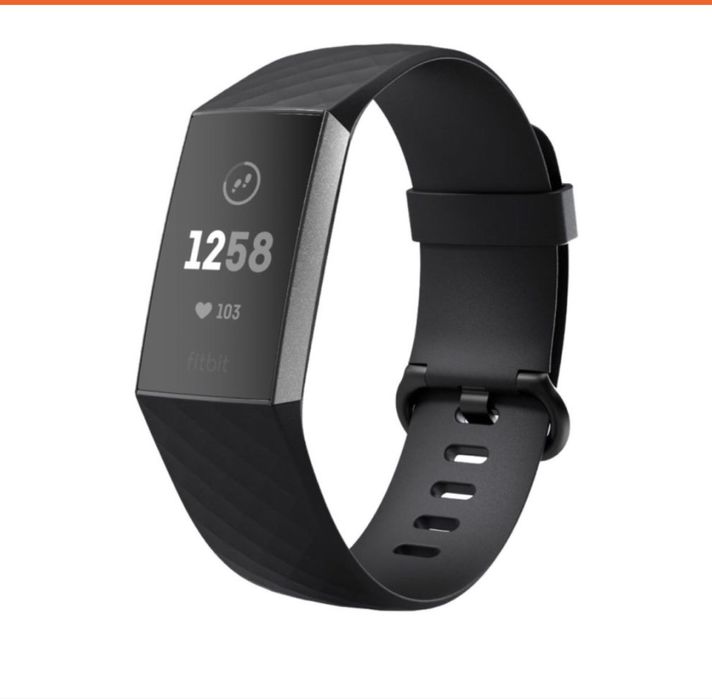 Смарт часовник/гривна Fitbit -Charge 3, черна
