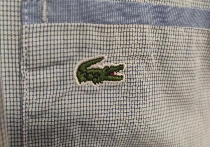 Рубашка летние  белая оригинал Lacoste