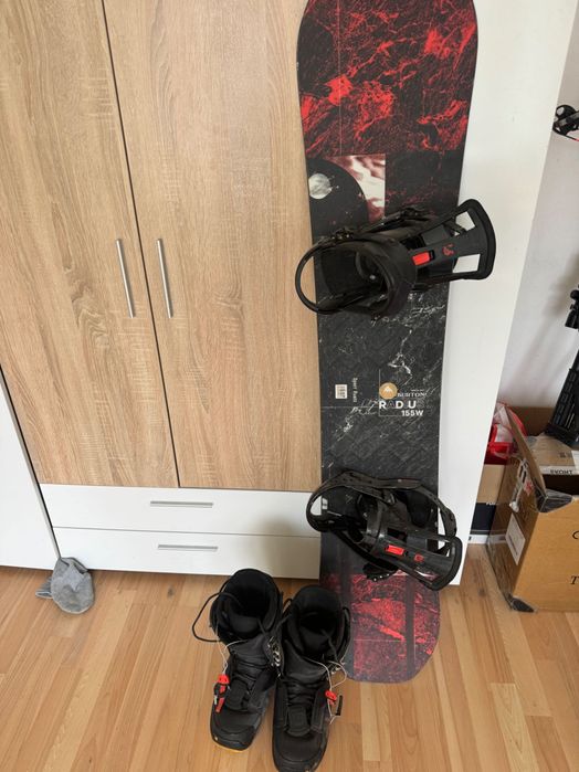 сноуборд с обувки  BURTON